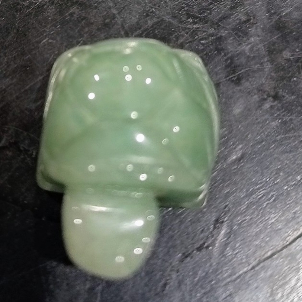 Turtle Green Aventurine Crystal (1) - Picture 5 of 8